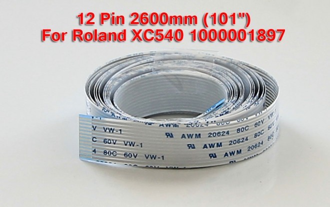 Roland Printer Cable 12 pin 2600mm