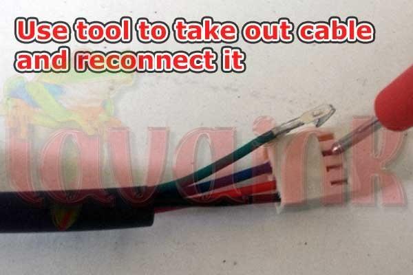 Replace Encoder Sensor Cable Connection
