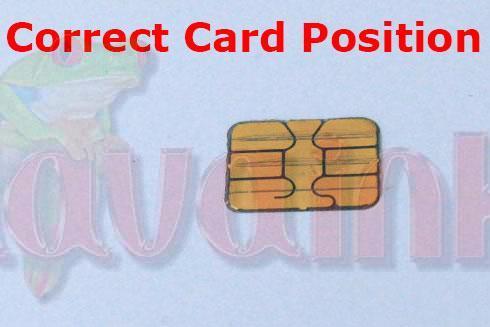 Smart Card Position Correct