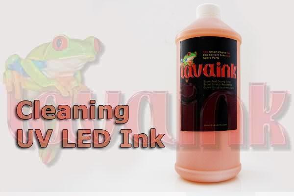 Spectra UV LED Ink Cleaning