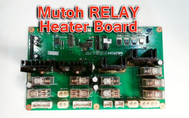 Mutoh VJ Relay Heater Board