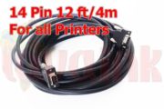 Ducan Konica KM1024 Long Data Cable 14 Pin 12FT 4M Image