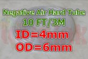 UV Parts Clear Tube ID4 OD6 for Negative Air Pressure Image