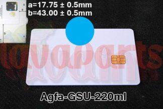 Cyan Agfa GSU Chip 220 ml