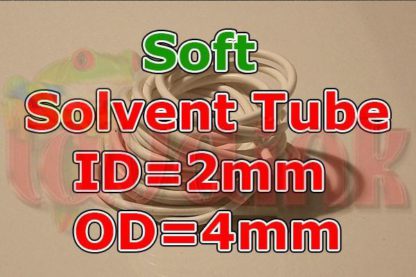 Soft Solvent Tube ID=2 OD=4 perfect for printhead damper connector not for pump