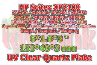 HP Scitex XP2100 UV Clear Quartz Plate 153 40