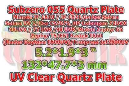 Subzero 055 Uv Quartz Plate 132 48