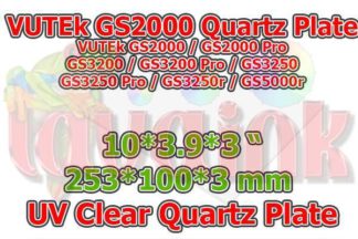 Vutek GS2000 Uv Clear Quartz Plate 253 100