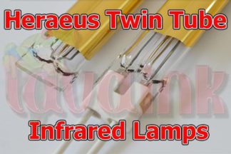 Heraeus Twin Tube Infrared Lamps