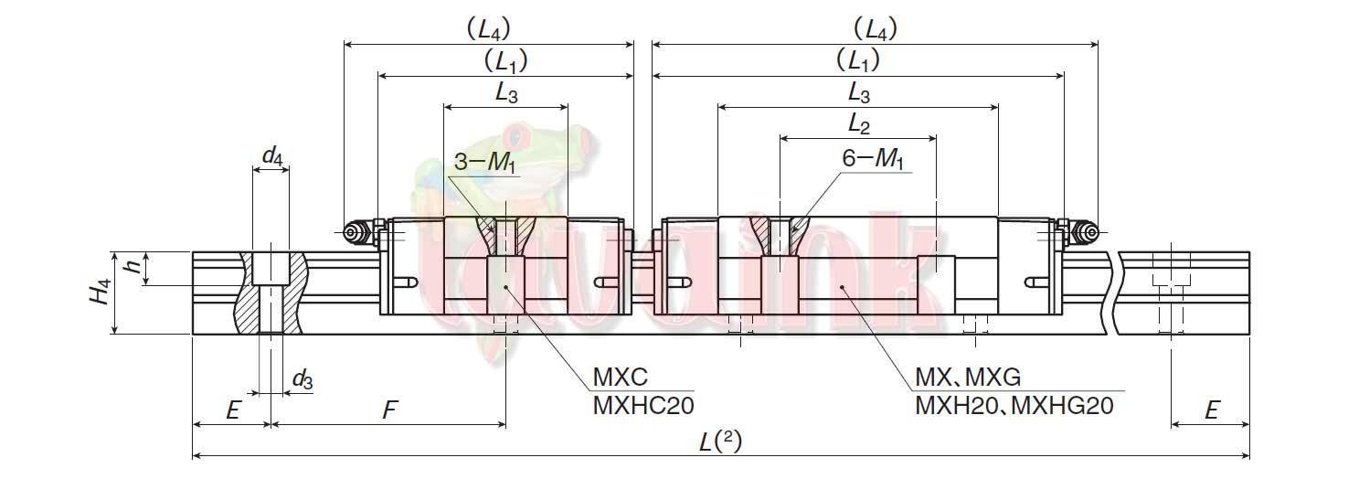 IKO MXC 15 Bearing Block - Image 4
